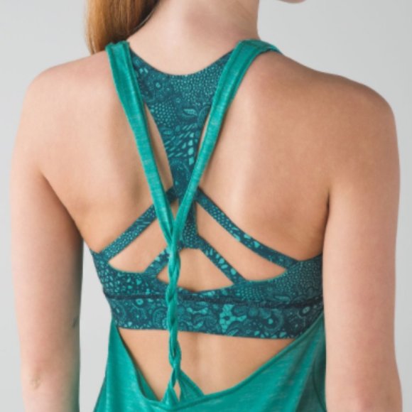 Lululemon Ahtletica Twist and Toil Tank Green 8 - Picture 2 of 9